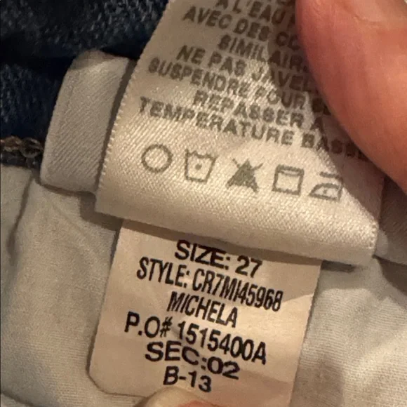 Joe’s Jeans The Iconic mid rise skinny ankle jeans with tulip fringe hem - Picture 11 of 13